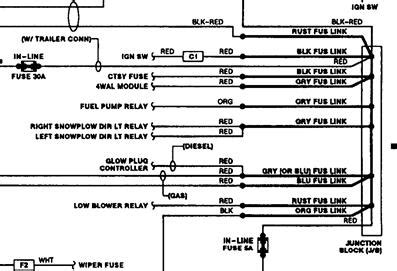 Junction block wiring on fire wall. 